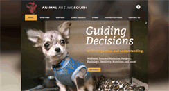 Desktop Screenshot of animalaidclinicsouth.com